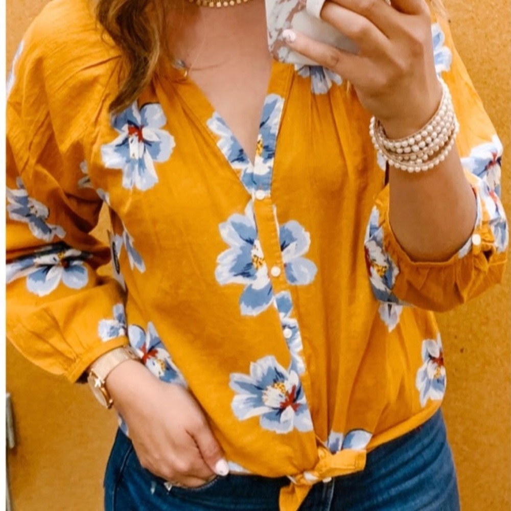 Floral Old Navy Shirt